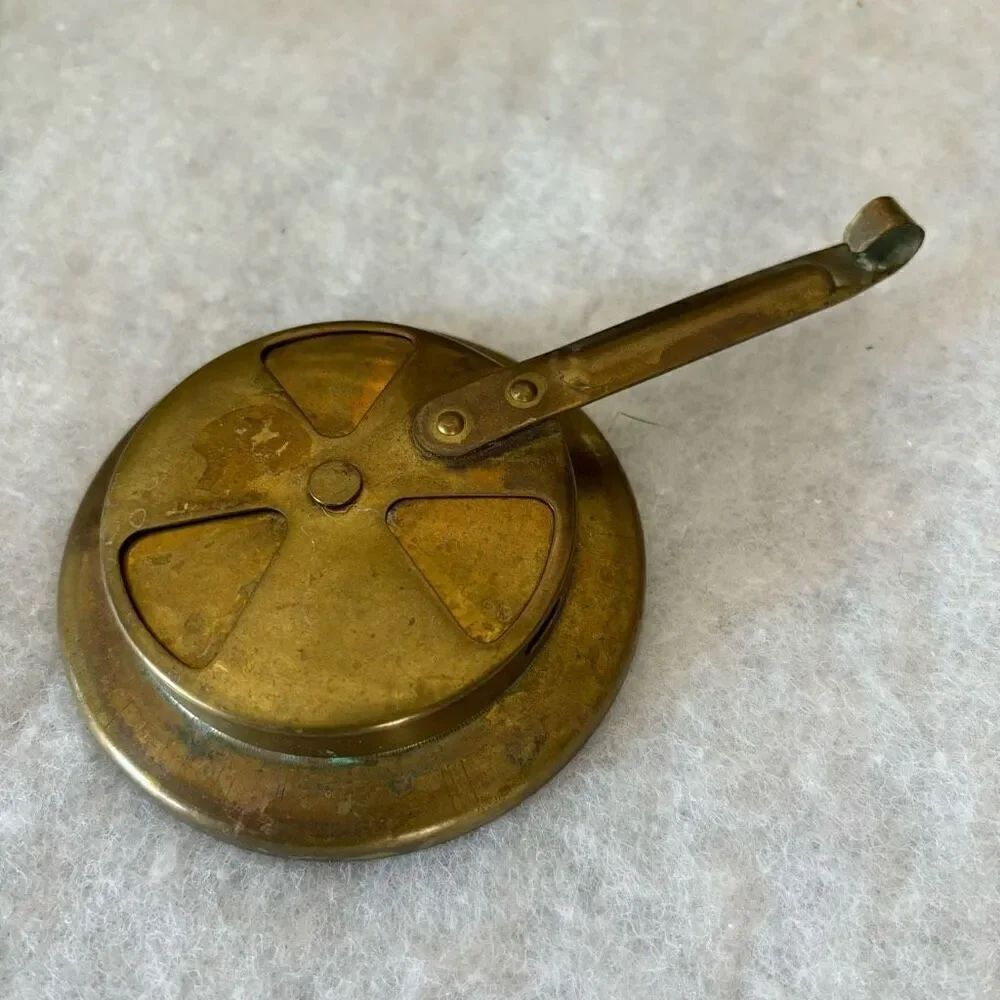 Vintage Copper And Brass Chafing Dish Lid Only